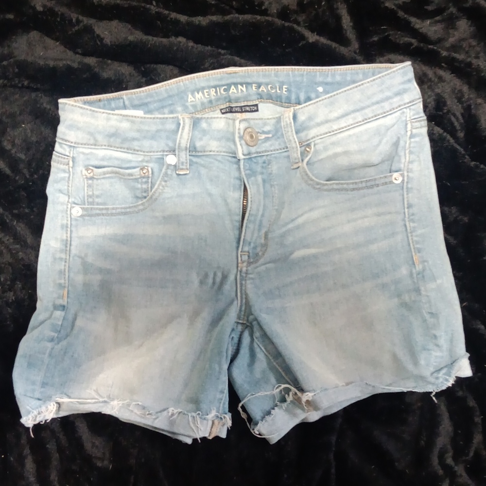 American Eagle Outfitters Light Wash Denim Shorts